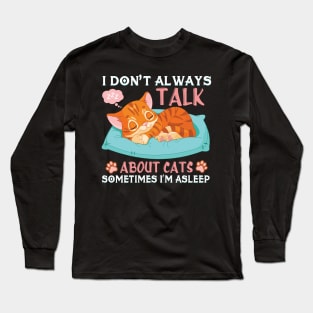 Funny Cute Cat Kitten Design Long Sleeve T-Shirt